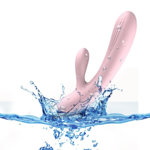 Wibrator- B - Series, Silicone Vibrator Pink USB 10 Function / Heating B - Series Fox