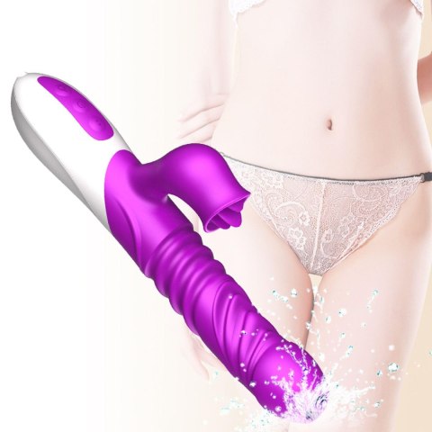 Wibrator-Silicone Vibrator USB 10 Function and Thrusting Function / Heating B - Series Fox