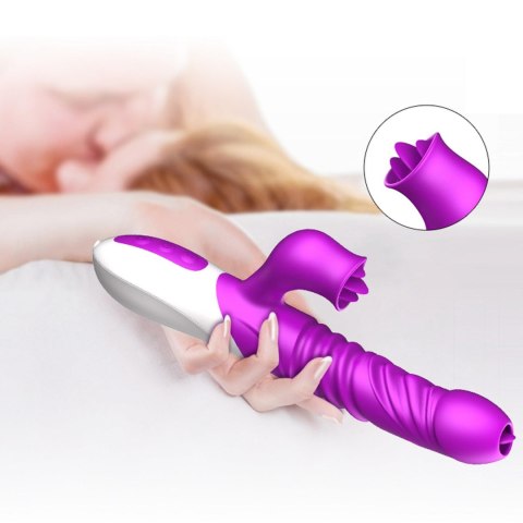 Wibrator-Silicone Vibrator USB 10 Function and Thrusting Function / Heating B - Series Fox