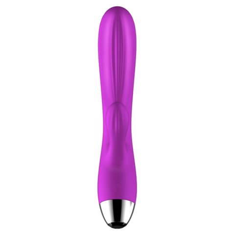 Wibrator-Silicone Vibrator and Pulsator Purple USB 7+7 Function / Heating B - Series Fox