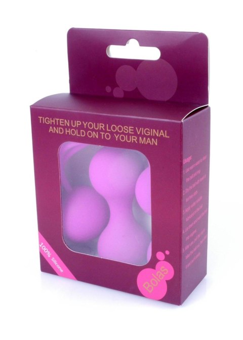 Kulki-Silicone Kegal Balls Set - Purple B - Series HeavyFun