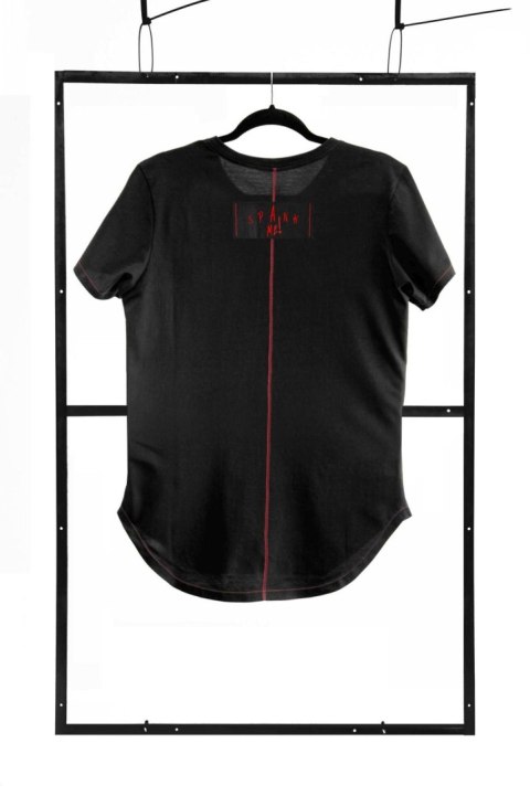 T-shirt men black M fashion Demoniq