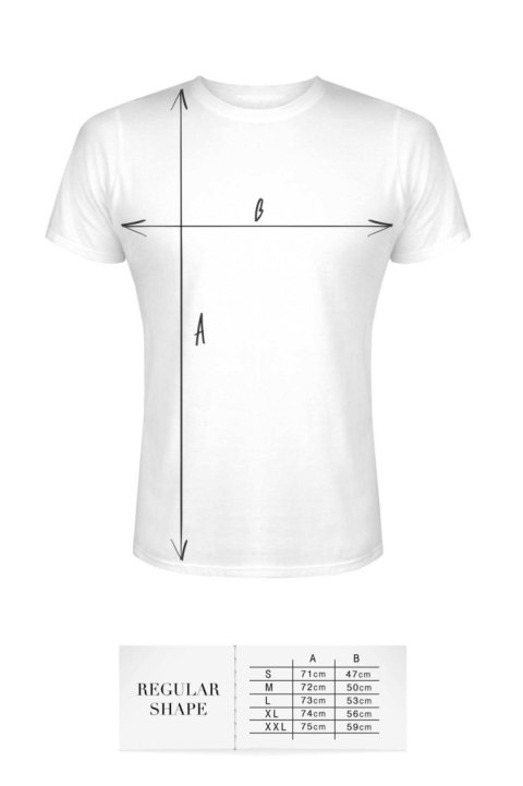 T-shirt men white S regular Demoniq