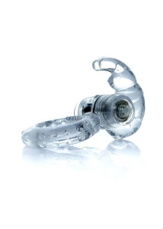 Pierścień-Rabbit Vibro CockRing Clear B - Series EasyLove