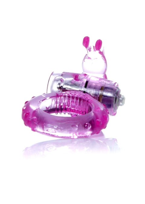 Pierścień-Rabbit Vibro CockRing Pink B - Series EasyLove