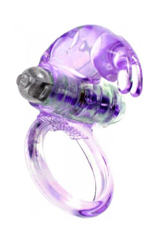 Pierścień-Rabbit Vibro CockRing Purple B - Series EasyLove