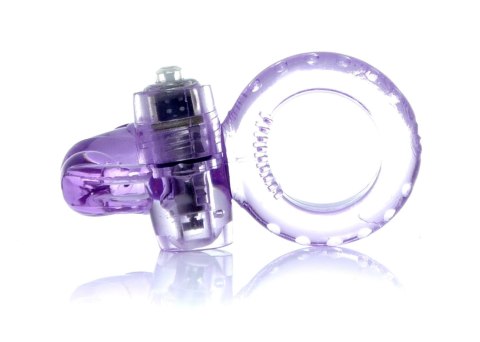 Pierścień-Rabbit Vibro CockRing Purple B - Series EasyLove