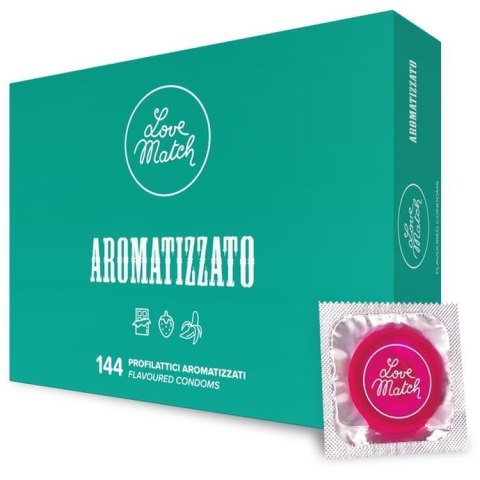 Prezerwatywy-Love Match Arromatizato - 144 pack Love Match