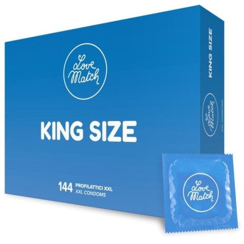 Prezerwatywy-Love Match King Szie XXL - 144 pack Love Match