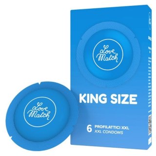 Prezerwatywy-Love Match King Szie XXL - 6 pcs pack Love Match