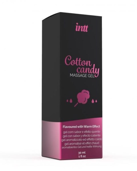 Żel-MASSAGE GEL COTTON CANDY 30 ml Intt