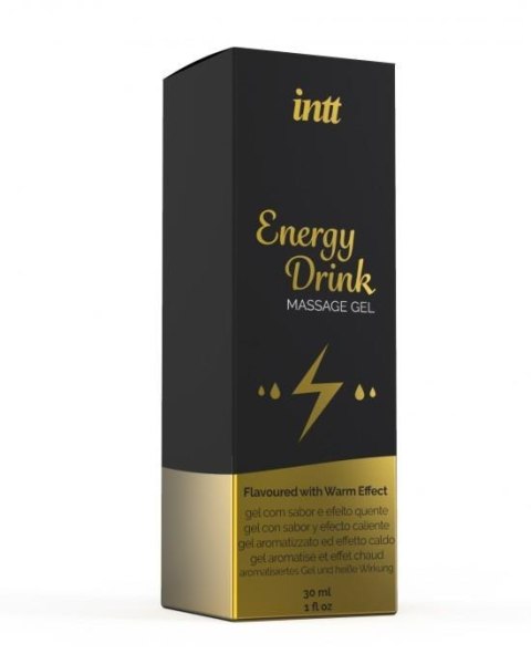 Żel-MASSAGE GEL ENERGY DRINK 30 ml Intt