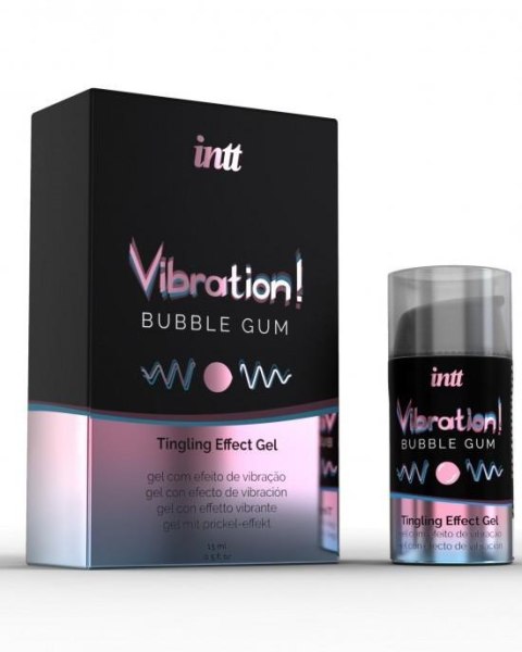 Żel-VIBRATION BUBBLE GUM 15 ml Intt