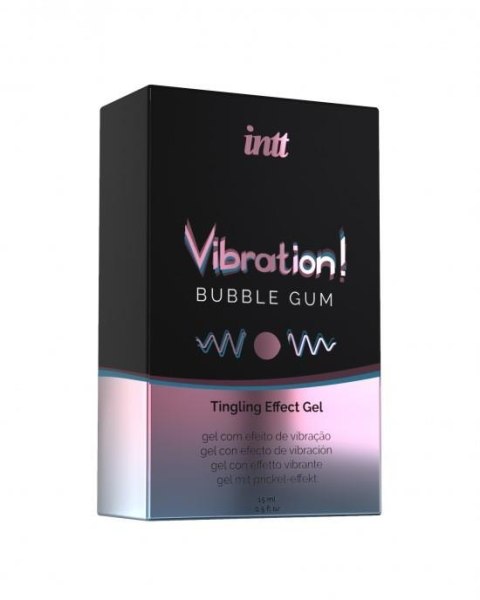 Żel-VIBRATION BUBBLE GUM 15 ml Intt