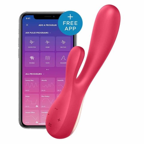 Satisfyer Mono Flex wibrator króliczek sterowany telefonem różowy