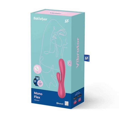 Satisfyer Mono Flex wibrator króliczek sterowany telefonem różowy