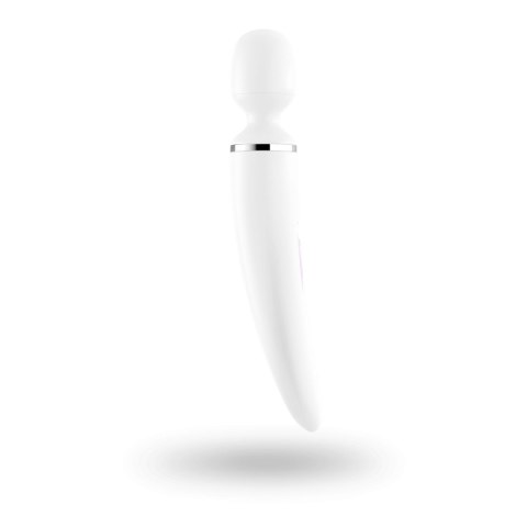 Wibrator - Satisfyer Wand-er Woman (White/Chrome) Satisfyer