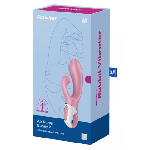 Air Pump Bunny 2 wibrator króliczek różowy - Satisfyer