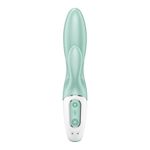 Air Pump Bunny 5 wibrator króliczek sterowany telefonem zielony - Satisfyer