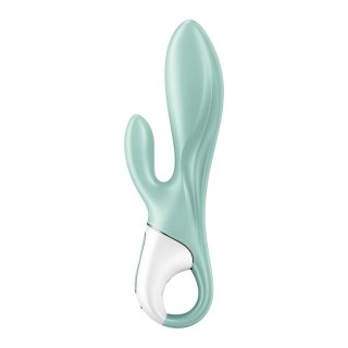 Air Pump Bunny 5 wibrator króliczek sterowany telefonem zielony - Satisfyer