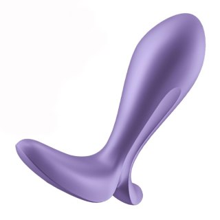 Satisfyer Intensity Plug wibrujący korek analny sterowany telefonem purpurowy