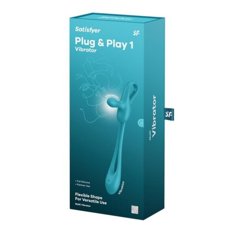 Plug & Play 1 wielofunkcyjny wibrator niebieski - Satisfyer