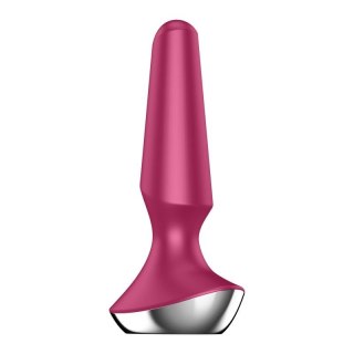 Satisfyer Plug-ilicious 2 wibrujący korek analny sterowany telefonem fuksja