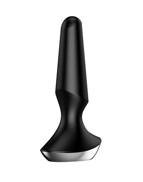 Satisfyer Plug-ilicious 2 wibrujący korek analny sterowany telefonem czarny