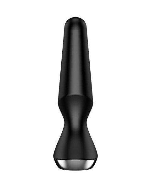 Satisfyer Plug-ilicious 2 wibrujący korek analny sterowany telefonem czarny