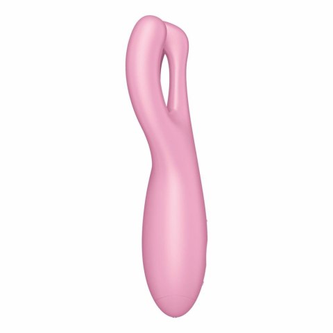 Wibrator-Threesome 4 Connect App (Pink) Satisfyer