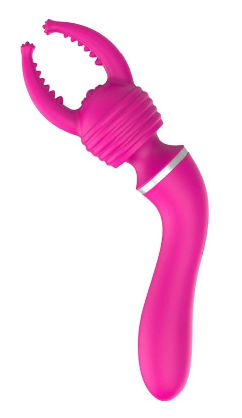 Dual Massager + overlay USB 10+10 functions Pink B - Series Vision