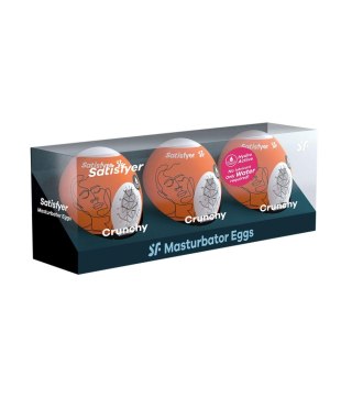 Masturbator-Eggs (set of 3 Crunchy) Satisfyer