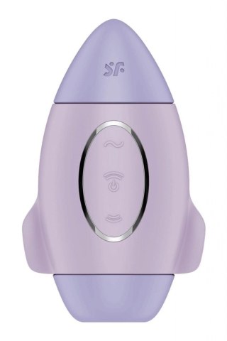 Bezdotykowy masażer łechtaczki Mission Control fioletowy - Satisfyer