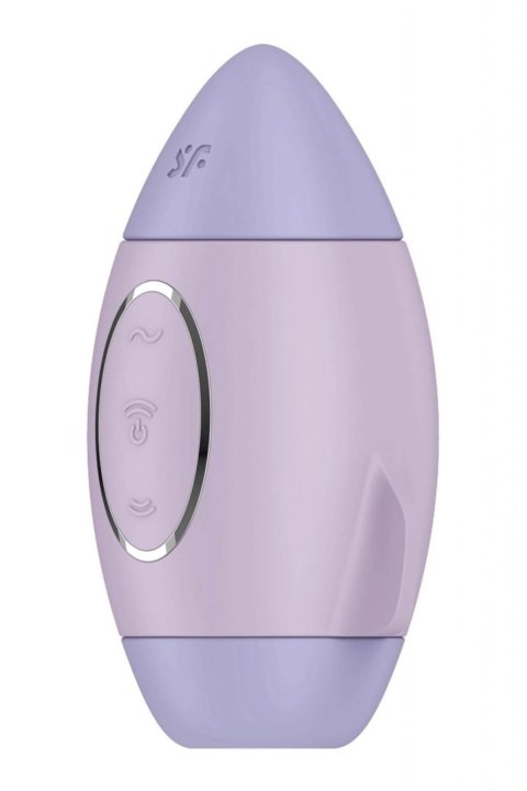 Bezdotykowy masażer łechtaczki Mission Control fioletowy - Satisfyer