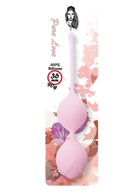 Silicone Kegel Balls 36mm 90g Light Pink - B - Series B - Series Femme