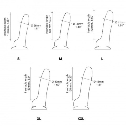 Dildo realistyczne 17 cm z elastyczną skórą i podwójną gęstością