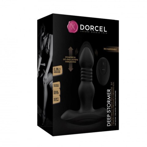 Dorcel Deep Stormer wibrujący korek analny 15 cm czarny