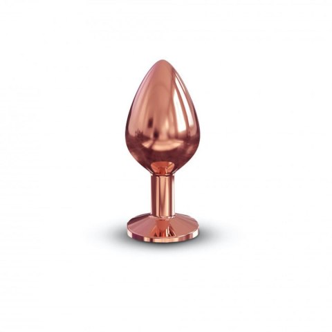 Dorcel Diamond Plug M korek analny z kryształkiem różowe złoto