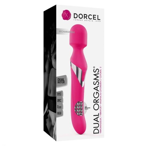 Masażer Dual Orgasms różowy - Dorcel