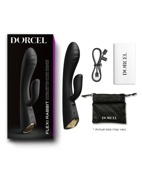 Dorcel Flexi Rabbit wibrator króliczek czarny