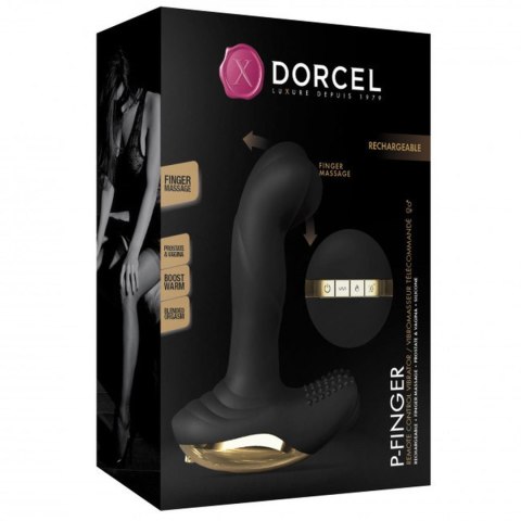 Dorcel P-Finger masażer analno-waginalny czarny