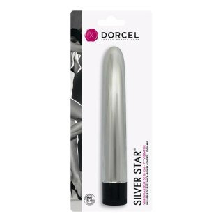 Klasyczny srebrny wibrator Silver Star - Dorcel