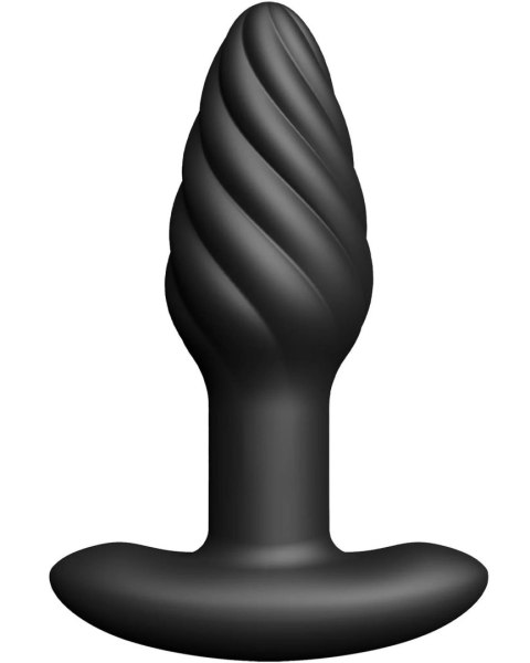 Spin Plug wibrujący korek analny sterowany pilotem 10 cm czarny - Dorcel