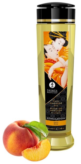 Massage Oil Stimulation PEACH Shunga