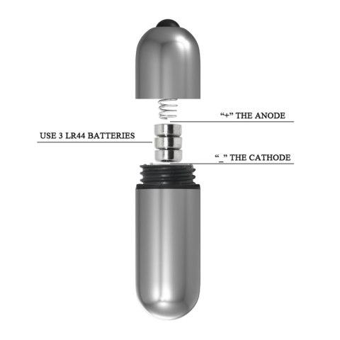 Mini wibrator bullet, mocne wibracje, jednoprzyciskowy, kompaktowy