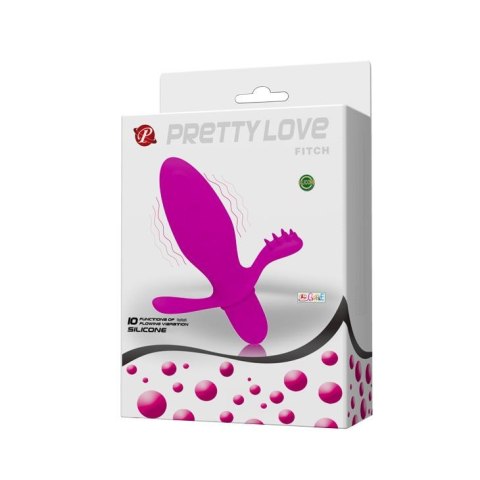 Pretty Love Fitch wibrujący korek analny 13 cm fioletowy