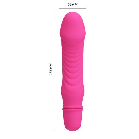 Wibrator analno-waginalny różowy, 10 funkcji wibracji - Pretty Love