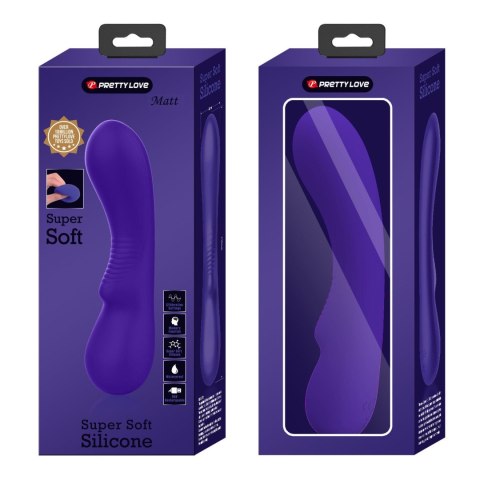 Wibrator silikonowy, 12 funkcji wibracji, funkcja pamięci, USB