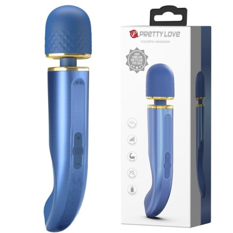 PRETTY LOVE - Colorful Massager Blue, 7 vibration functions 5 levels of speed control Pretty Love