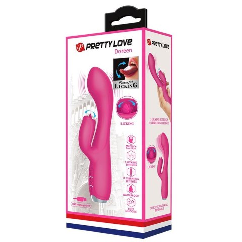 PRETTY LOVE - GLORIA Pink 12 function vibrations Pretty Love